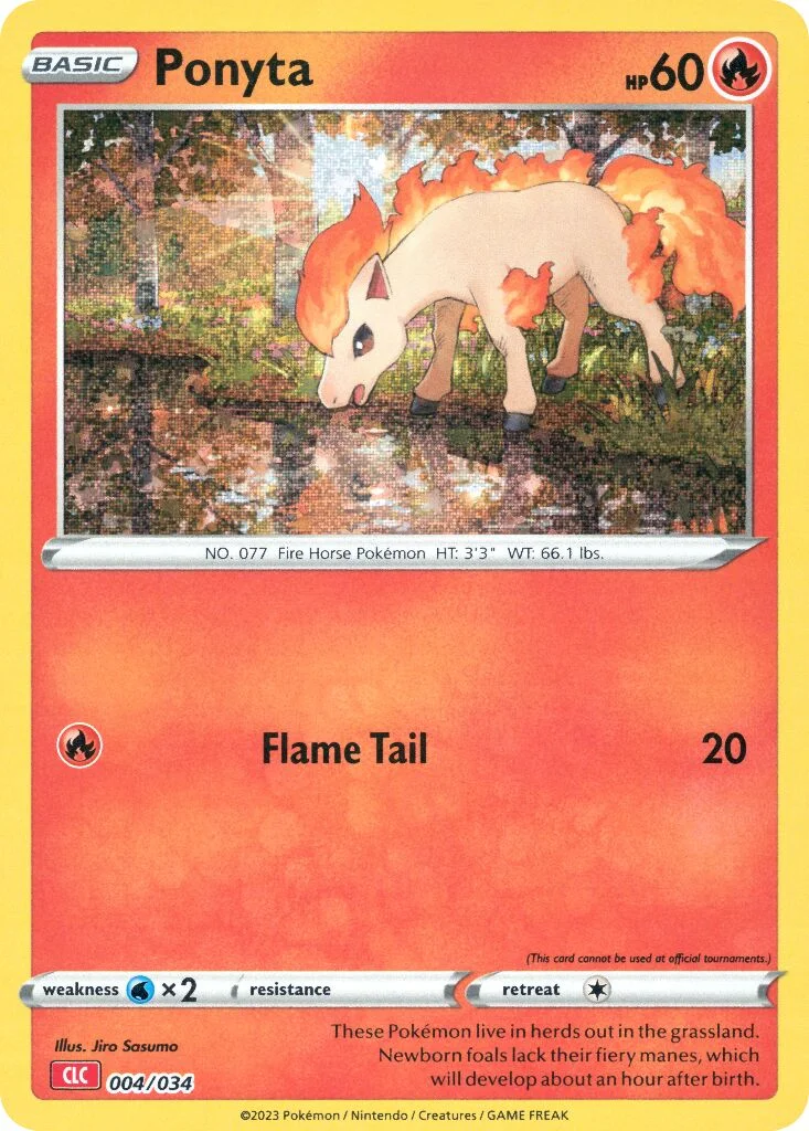 Ponyta 「CLC 004/034」「EN」