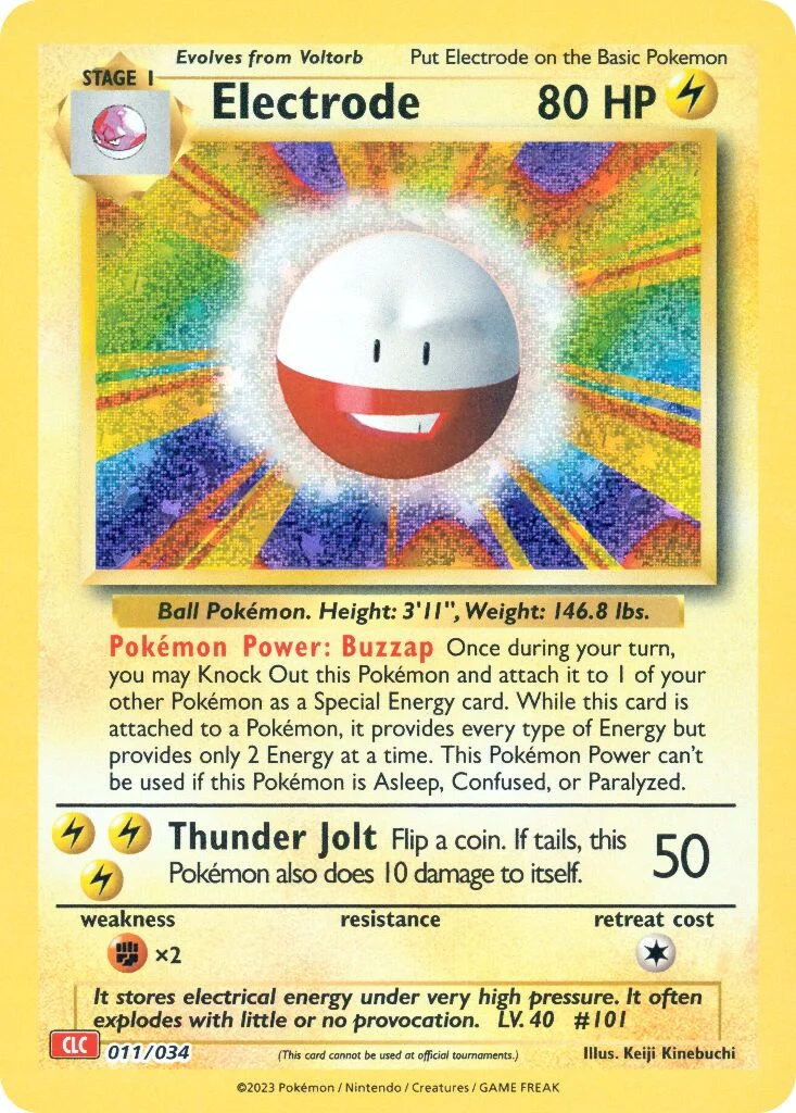 Electrode 「CLC 011/034」「EN」