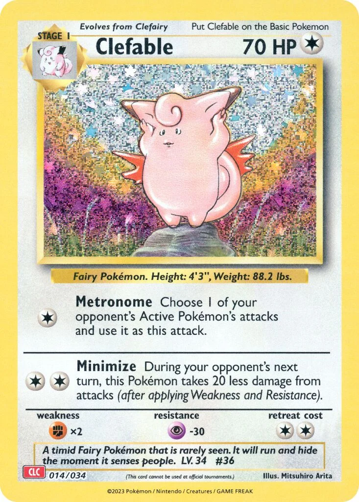 Clefable 「CLC 014/034」「EN」