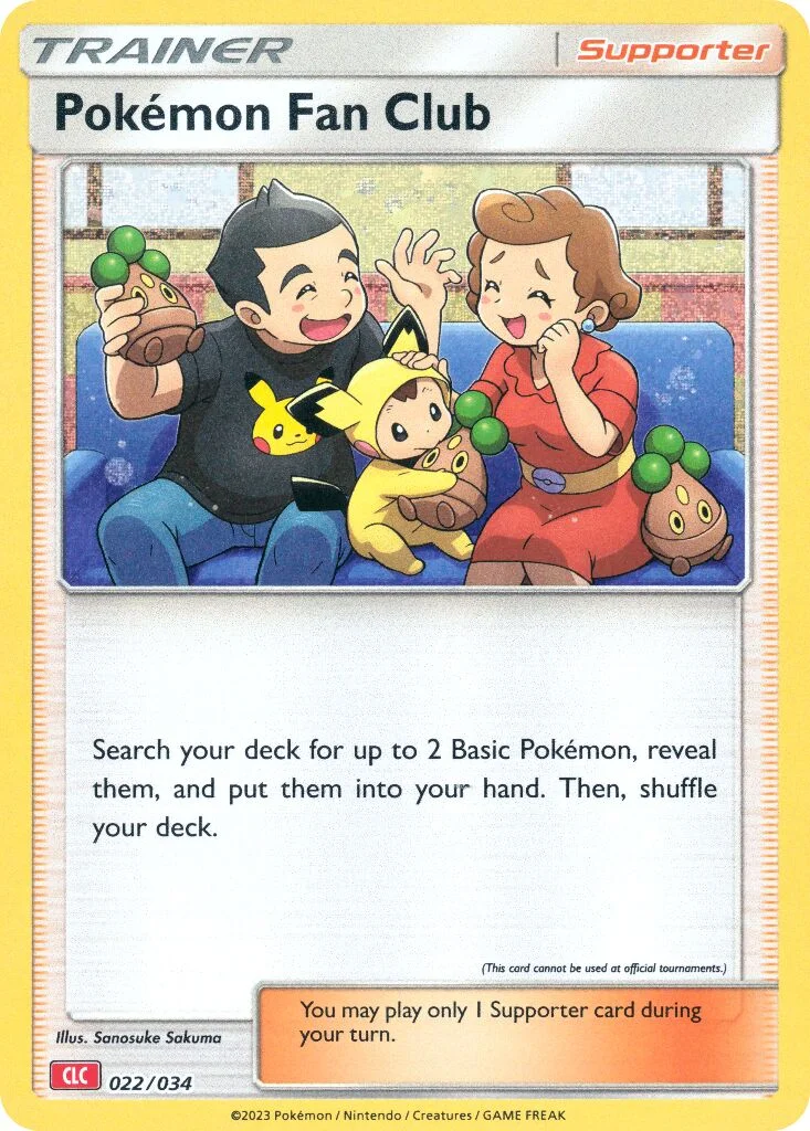 Pokémon Fan Club 「CLC 022/034」「EN」