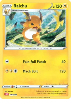 Raichu 「CLC 009/034」「EN」