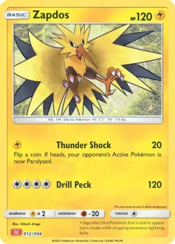 Zapdos 「CLC 012/034」「EN」