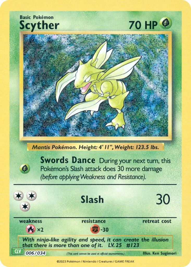 Scyther 「CLV 006/034」「EN」