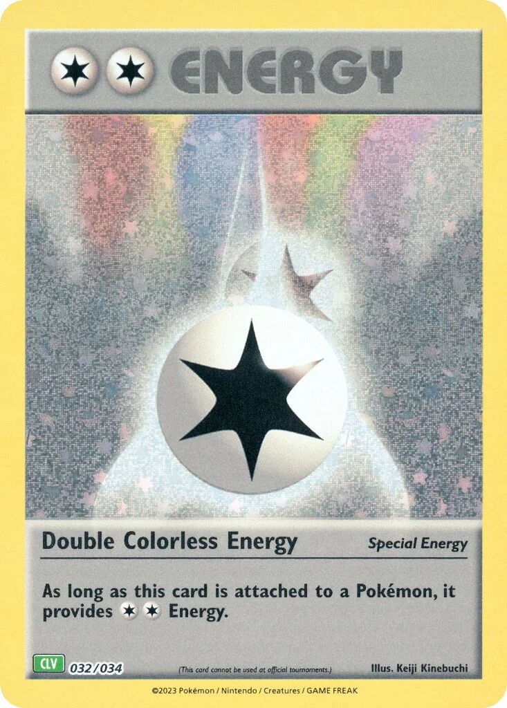 Double Colorless Energy 「CLV 032/034」「EN」
