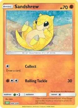Sandshrew 「CLV 008/034」「EN」