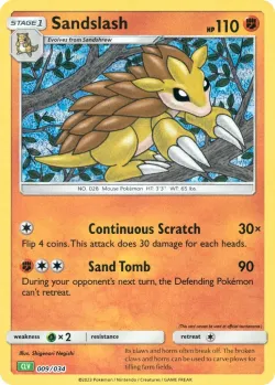 Sandslash 「CLV 009/034」「EN」