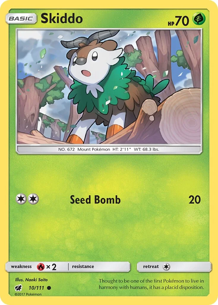 Skiddo 「SM_TRAINER_KIT_ALOLAN_NINETALES 10/111」「EN」