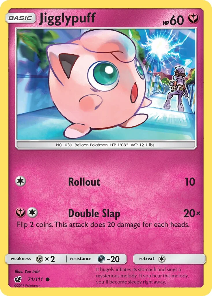 Jigglypuff 「SM_TRAINER_KIT_ALOLAN_NINETALES 71/111」「EN」
