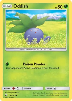 Oddish 「SM_TRAINER_KIT_ALOLAN_NINETALES 4/147」「EN」