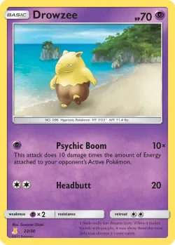 Drowzee 「TK10R 22/30」「EN」