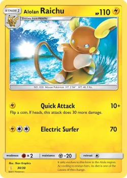 Alolan Raichu 「TK10R 30/30」「EN」