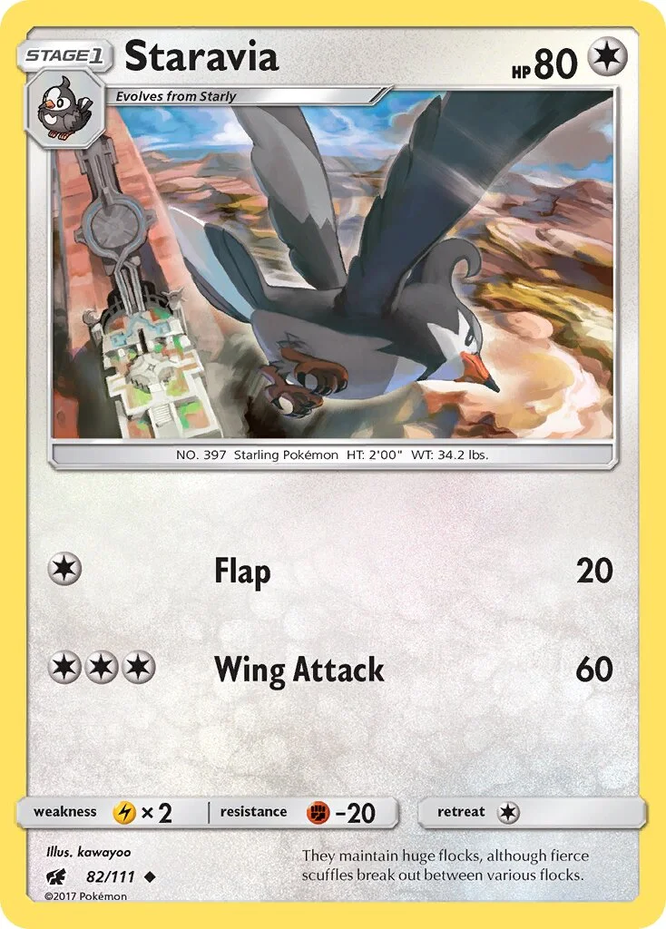 Staravia 「SM_TRAINER_KIT_ALOLAN_SANDSLASH 82/111」「EN」