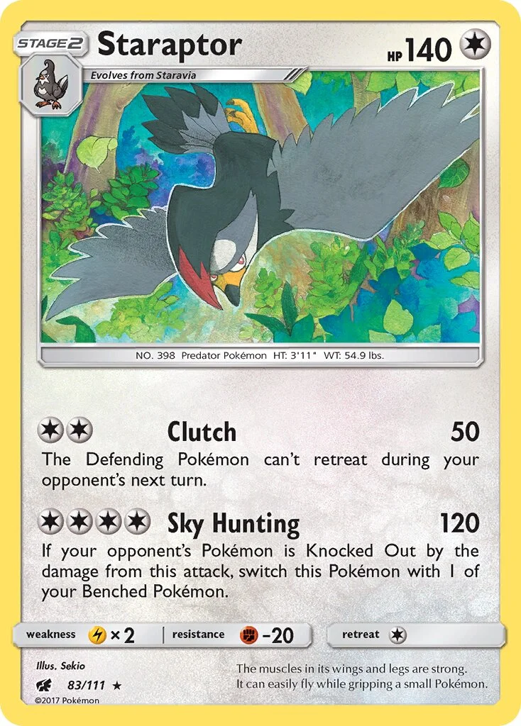 Staraptor 「SM_TRAINER_KIT_ALOLAN_SANDSLASH 83/111」「EN」