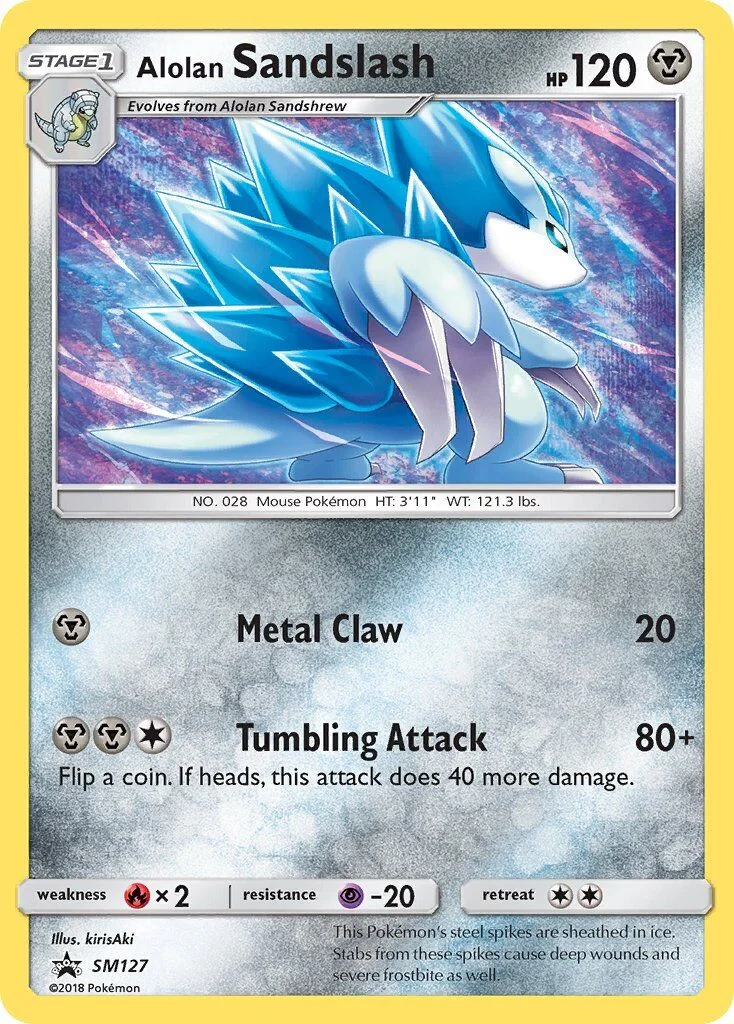 Alolan Sandslash 「SM_TRAINER_KIT_ALOLAN_SANDSLASH SM127」「EN」