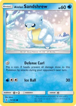 Alolan Sandshrew 「SM_TRAINER_KIT_ALOLAN_SANDSLASH 19/145」「EN」