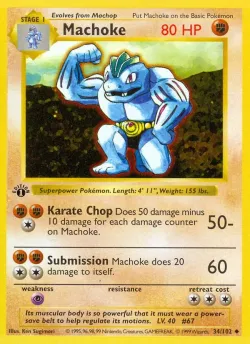 Machoke 「TRAINER_DECK_A 34/102」「EN」