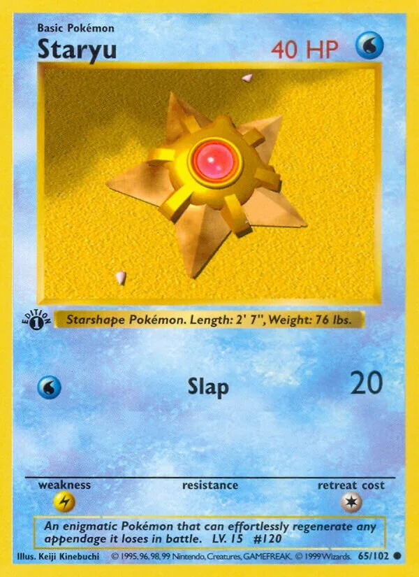 Staryu 「TRAINER_DECK_B 65/102」「EN」