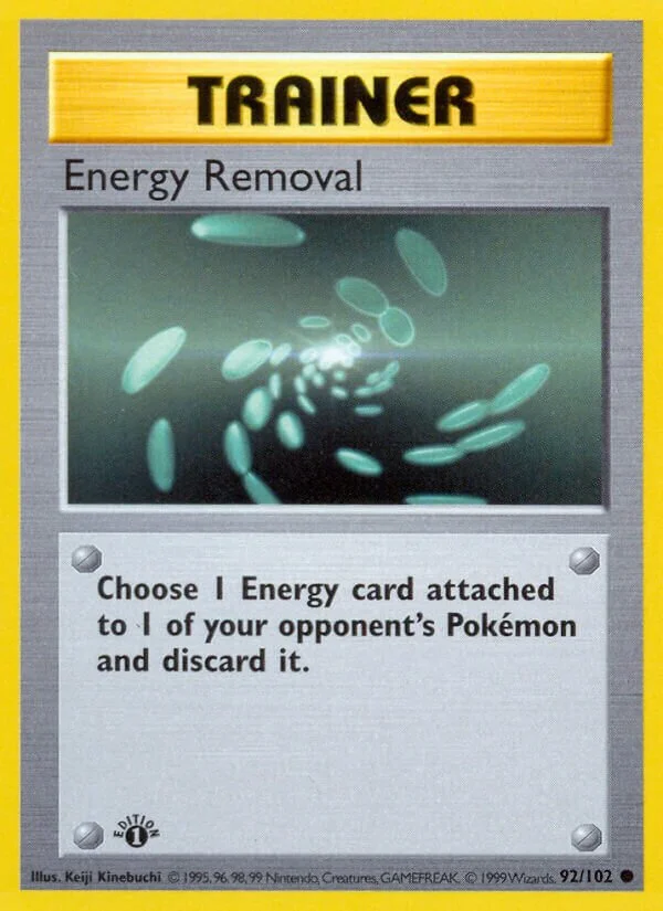 Energy Removal 「TRAINER_DECK_B 92/102」「EN」