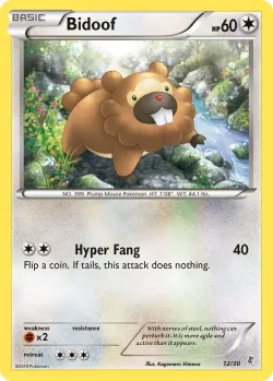 Bidoof 「TK7B 12/30」「EN」