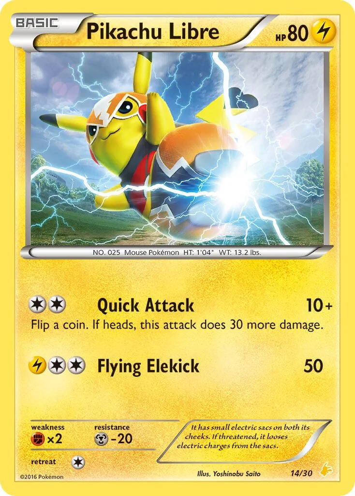 Pikachu Libre 「TK9P 14/30」「EN」
