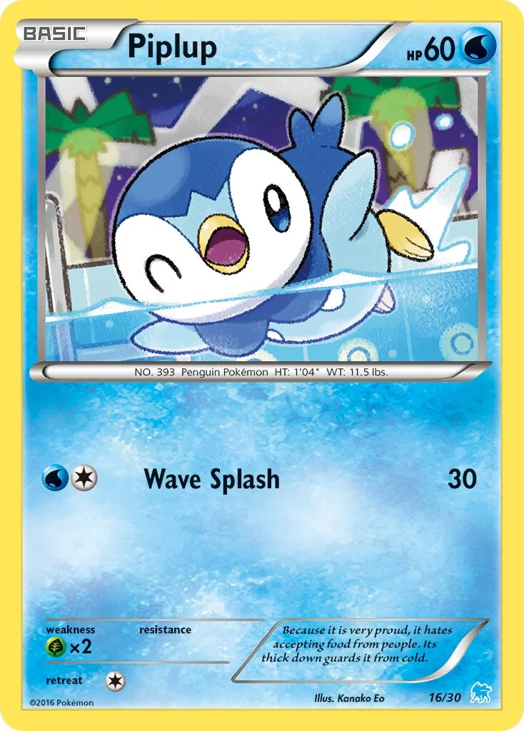 Piplup 「TK9S 16/30」「EN」