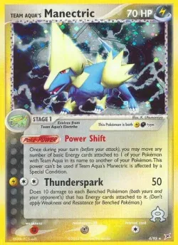 Team Aqua's Manectric 「WC_DECK_2004_BLAZIKEN_TECH 4/95」「EN」