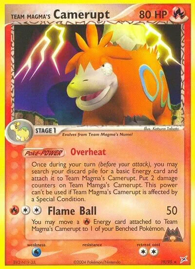Team Magma's Camerupt 「WC_DECK_2004_MAGMA_SPIRIT 19/95」「EN」