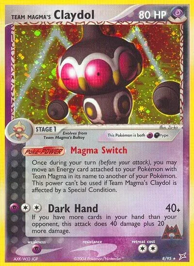 Team Magma's Claydol 「WC_DECK_2004_MAGMA_SPIRIT 8/95」「EN」