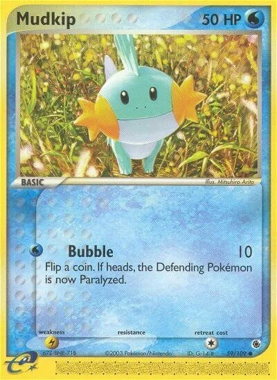 Mudkip 「WC_DECK_2004_ROCKY_BEACH 59/109」「EN」