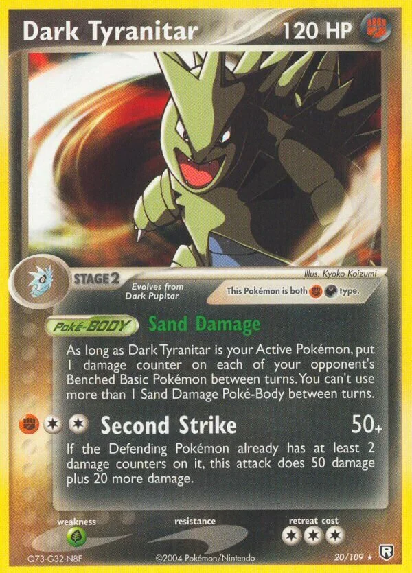Dark Tyranitar 「WC_DECK_2005_DARK_TYRANITAR 20/109」「EN」