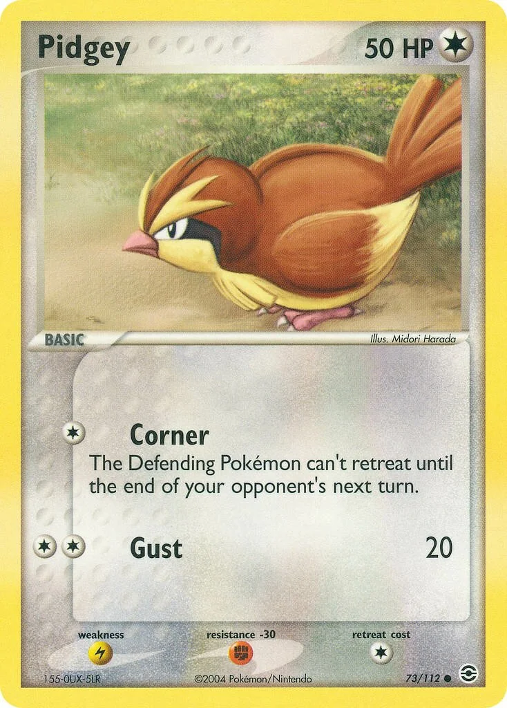 Pidgey 「WC_DECK_2006_B-L-S 73/112」「EN」