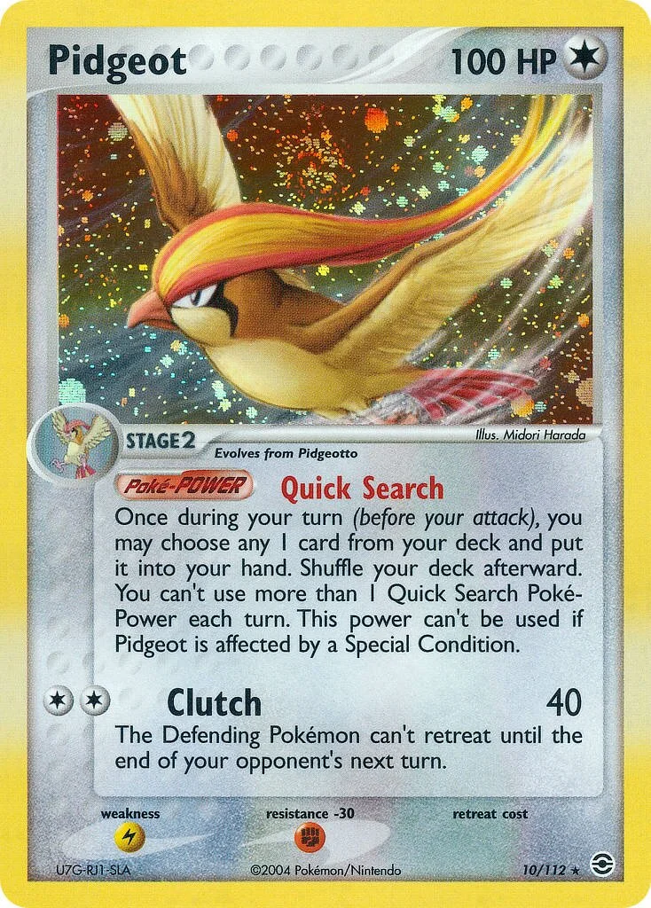 Pidgeot 「WC_DECK_2006_EEVEELUTIONS 10/112」「EN」