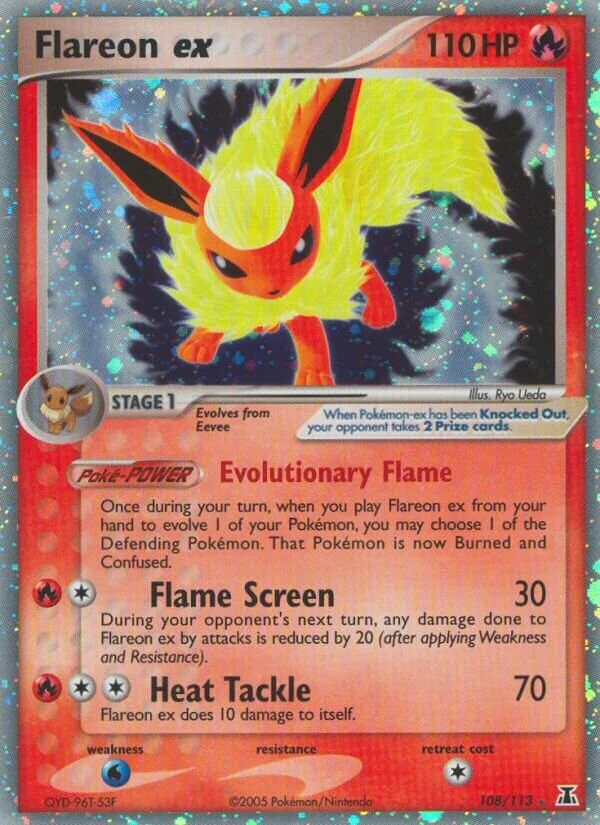 Flareon ex 「WC_DECK_2006_EEVEELUTIONS 108/113」「EN」