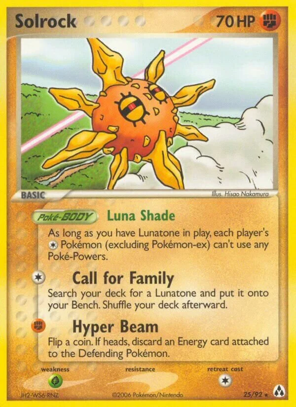 Solrock 「WC_DECK_2006_SUNS_AND_MOONS 25/92」「EN」