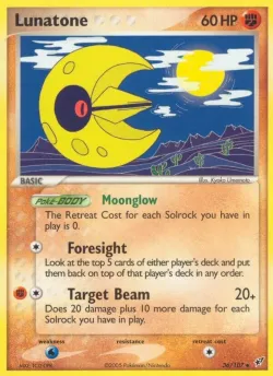 Lunatone 「WC_DECK_2006_SUNS_AND_MOONS 36/107」「EN」