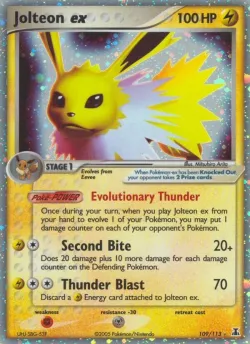 Jolteon ex 「WC_DECK_2007_FLYVEES 109/113」「EN」