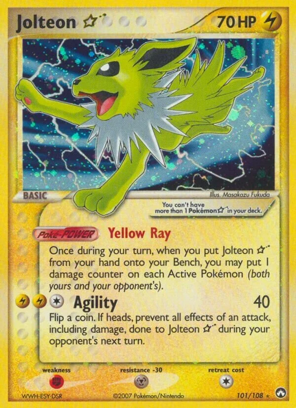 Jolteon ☆ 「WC_DECK_2007_LEGENDARY_ASCENT 101/108」「EN」