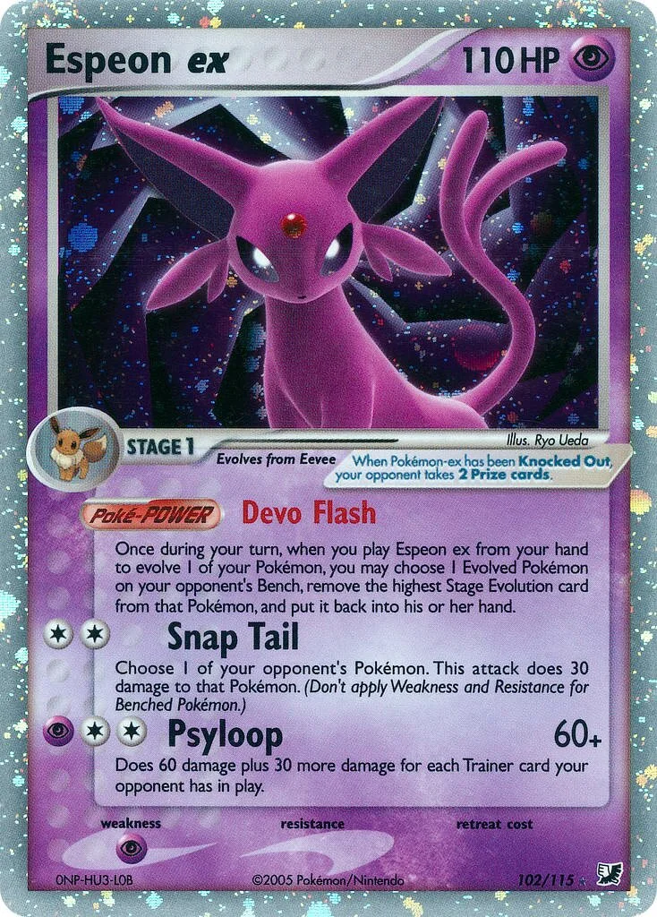 Espeon ex 「WC_DECK_2007_LEGENDARY_ASCENT 102/115」「EN」