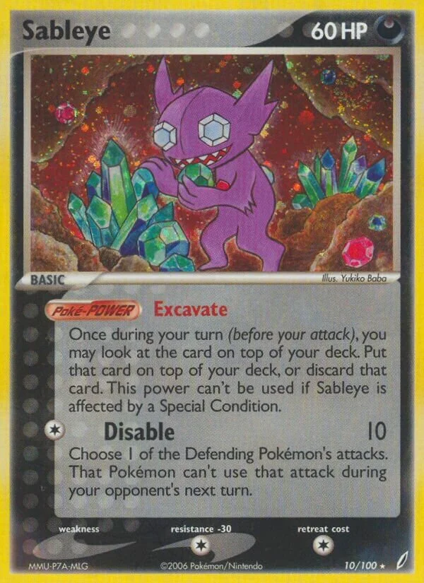 Sableye 「WC_DECK_2008_INTIMIDATION 10/100」「EN」