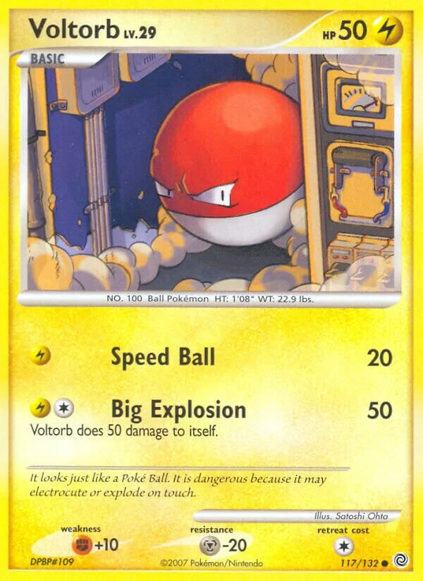 Voltorb 「WC_DECK_2008_INTIMIDATION 117/132」「EN」
