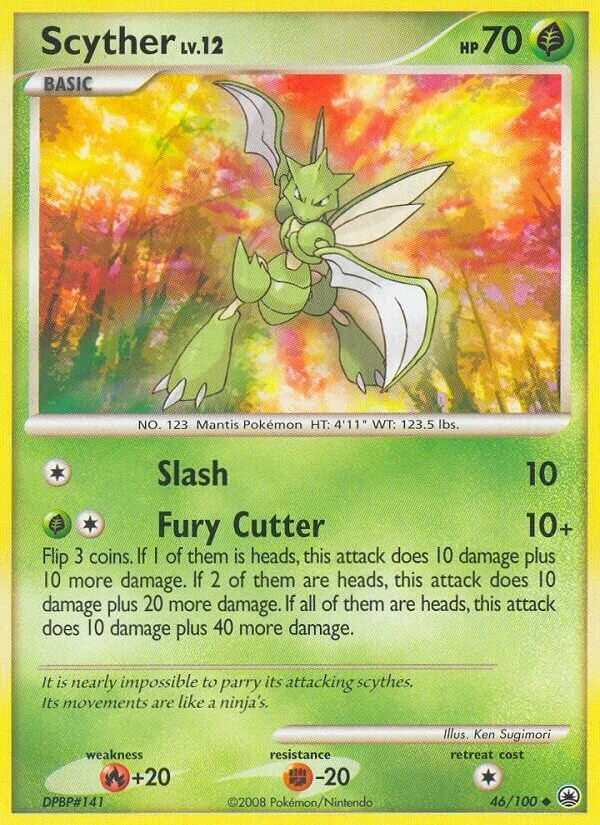 Scyther 「WC_DECK_2008_INTIMIDATION 46/100」「EN」