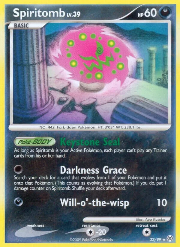 Spiritomb 「WC_DECK_2010_BOLTEVOIR 32/99」「EN」