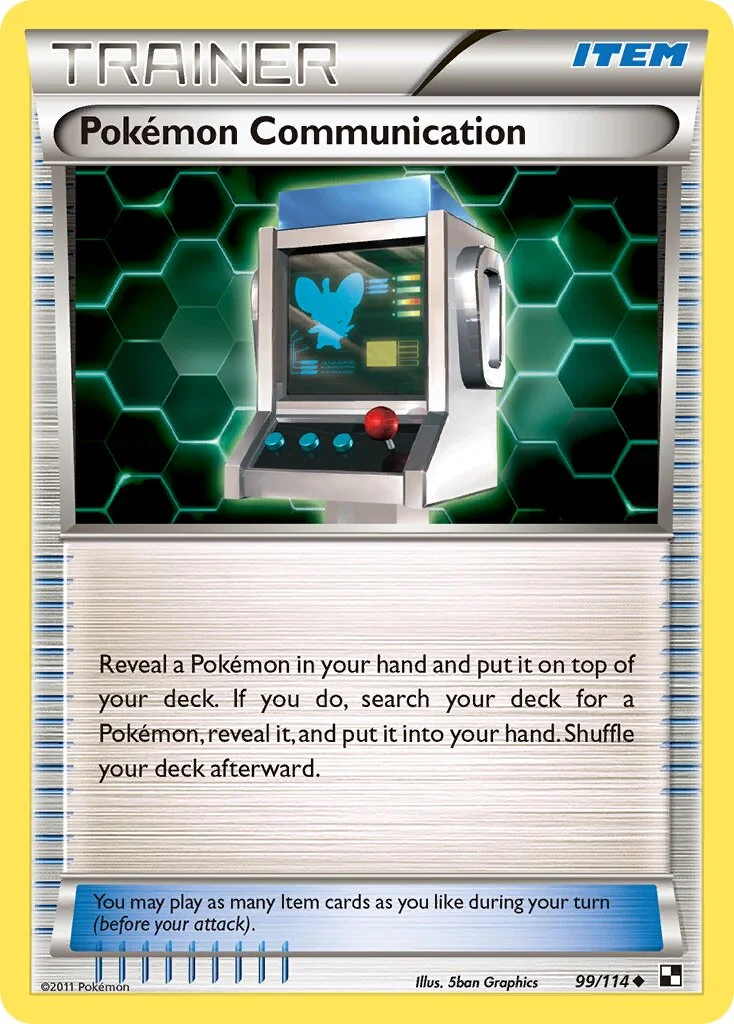 Pokémon Communication 「WC_DECK_2011_RESHIPHLOSION 99/114」「EN」