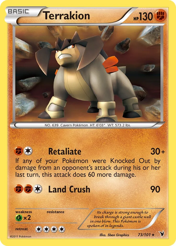 Terrakion 「WC_DECK_2012_CMT 73/101」「EN」
