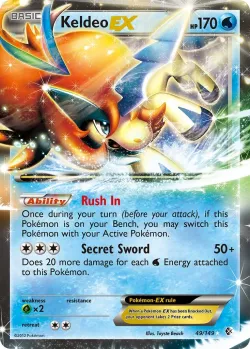 Keldeo-EX 「WC_DECK_2013_AMERICAN_GOTHIC 49/149」「EN」