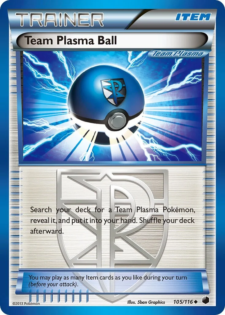 Team Plasma Ball 「WC_DECK_2013_ULTIMATE_TEAM_PLASMA 105/116」「EN」