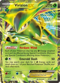 Virizion-EX 「WC_DECK_2014_EMERALD_KING 9/101」「EN」
