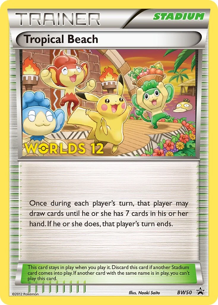 Tropical Beach 「WC_DECK_2014_TREVGOR BW50」「EN」
