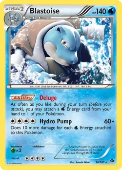 Blastoise 「WC_DECK_2015_HONORSTOISE 16/101」「EN」