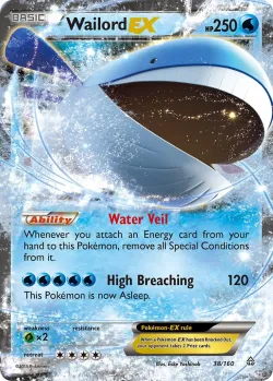 Wailord-EX 「WC_DECK_2015_HONORSTOISE 38/160」「EN」